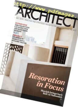 Architect Middle East – May 2018