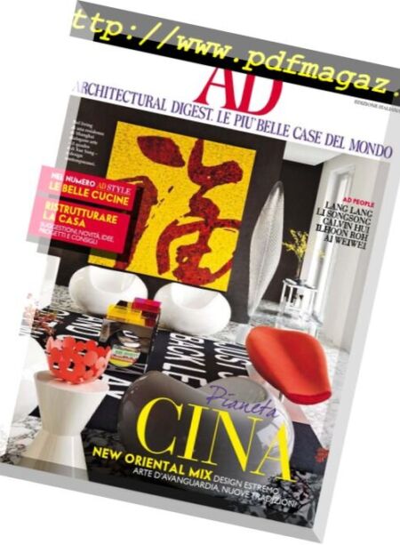 Architectural Digest Italy – Ottobre 2013 Cover