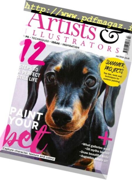 Artists & Illustrators – July 2018 Cover