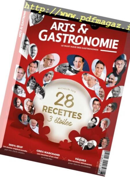 Arts & Gastronomie – avril 2018 Cover