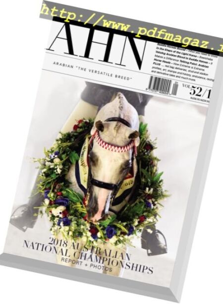 Australian Arabian Horse News – April 2018 Cover