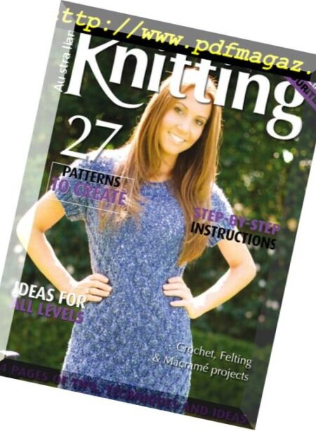 Australian Knitting – April 2018 Cover