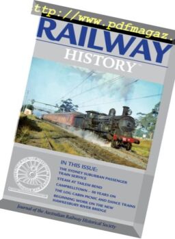 Australian Railway History – May 2018