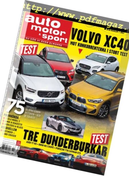 Auto Motor & Sport Sverige – 3 maj 2018 Cover