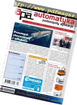 Automatyka Podzespoly Aplikacje – Kwiecien 2018