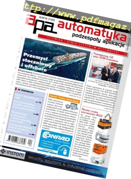 Automatyka Podzespoly Aplikacje – Kwiecien 2018 Cover