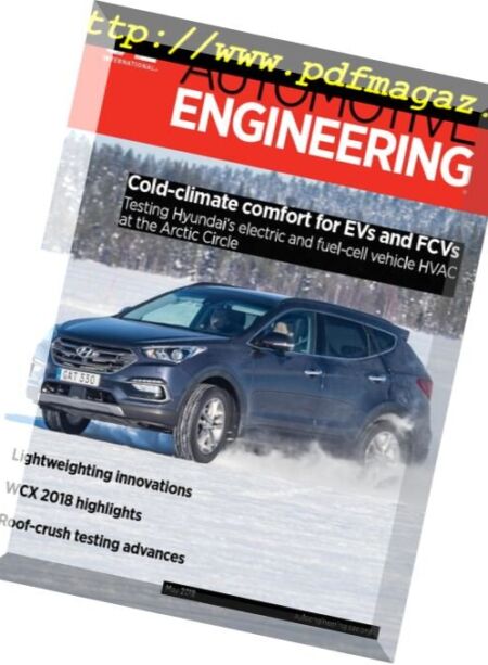 Automotive Engineering – May 2018 Cover