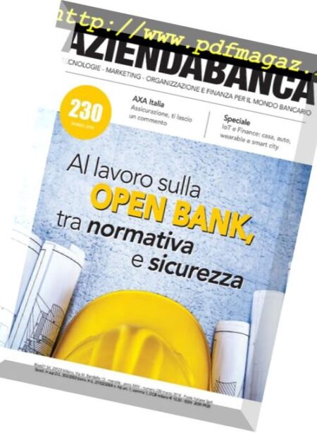 AziendaBanca – marzo 2018 Cover