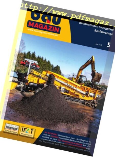 Bau Magazin – Mai 2018 Cover