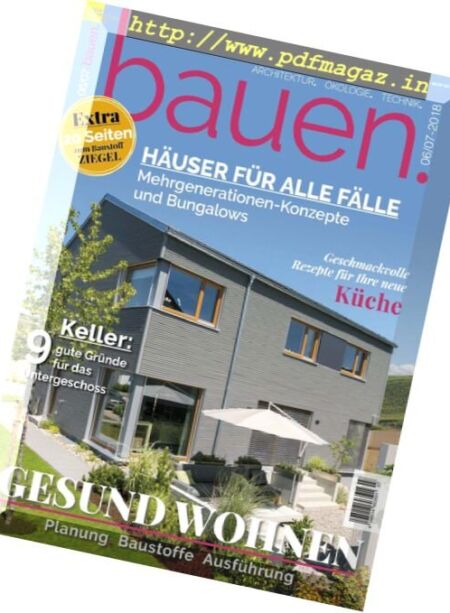 Bauen! – Juni-Juli 2018 Cover