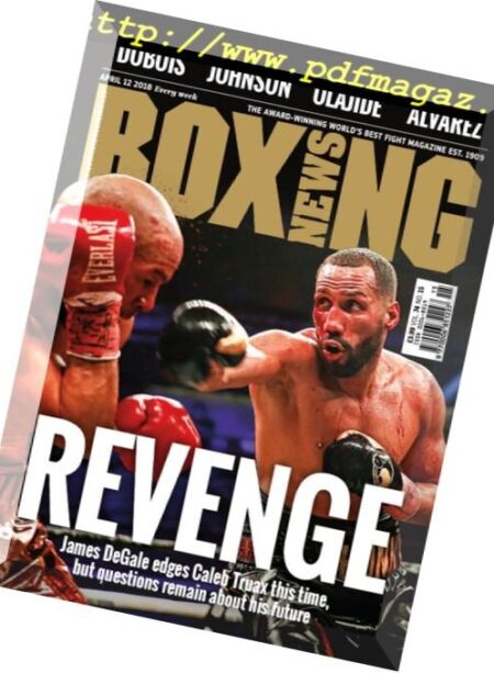 Boxing News – 12 April 2018 Cover
