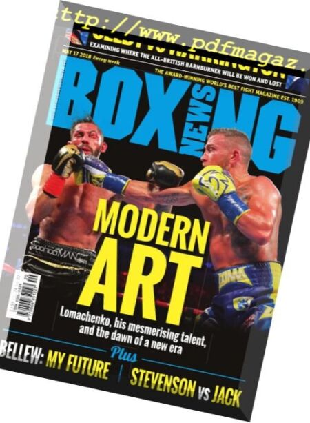 Boxing News – May 17, 2018 Cover