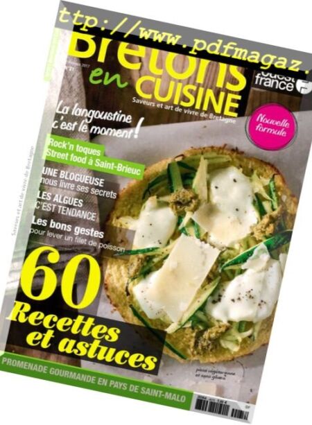 Bretons en Cuisine – Printemps 2017 Cover