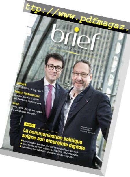 Brief Magazine – mars 2018 Cover