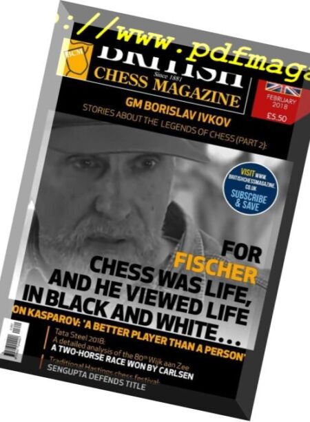 British Chess Magazine – February 2018 Cover