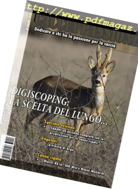 Caccia Passione – Marzo 2018 Cover