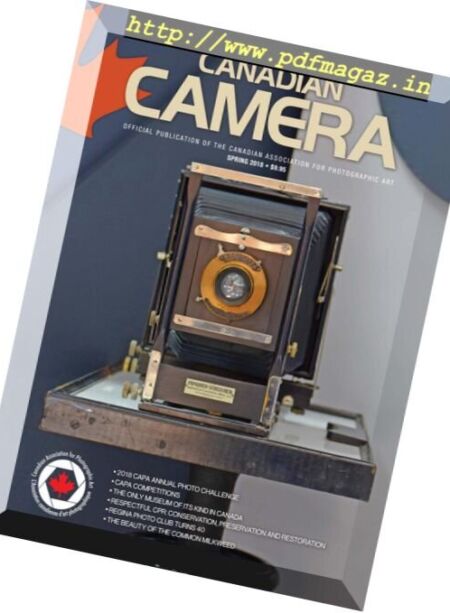Canadian Camera – Spring 2018 Cover