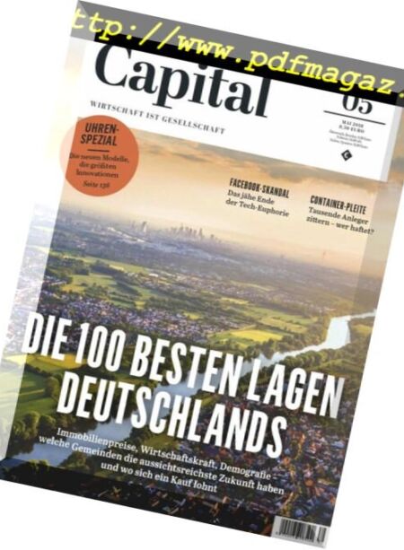 Capital Germany – Mai 2018 Cover
