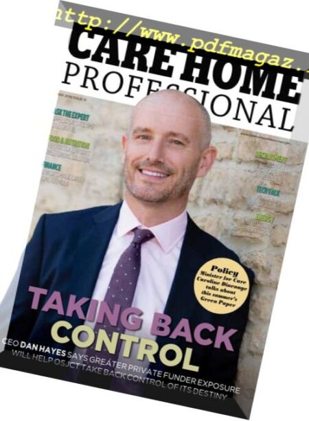 Care Home Professional – May 2018 Cover