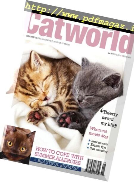 Cat World – June 2018 Cover