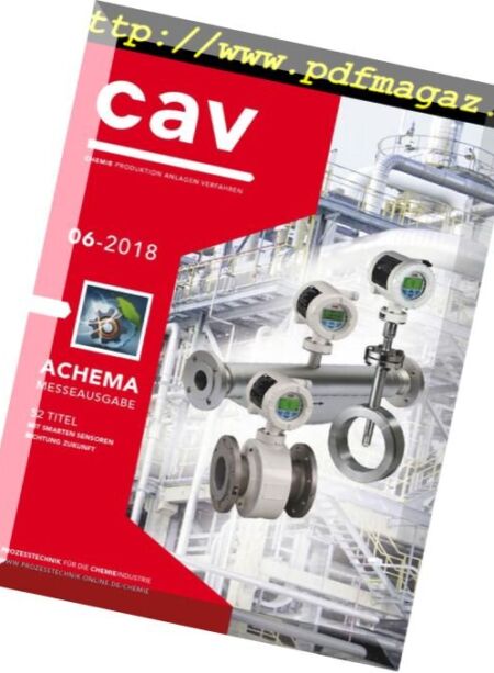 CAV – Nr.6, 2018 Cover