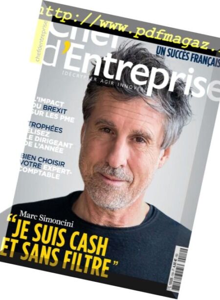Chef d’Entreprise – avril 2018 Cover