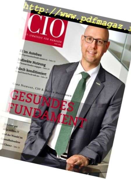 CIO Germany – Mai-Juni 2018 Cover