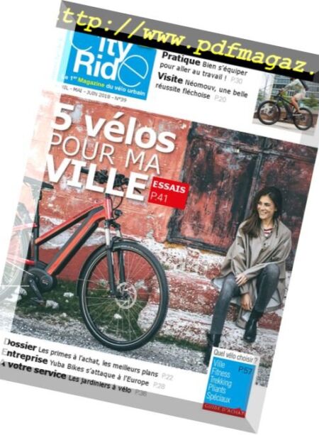 City Ride – avril 2018 Cover