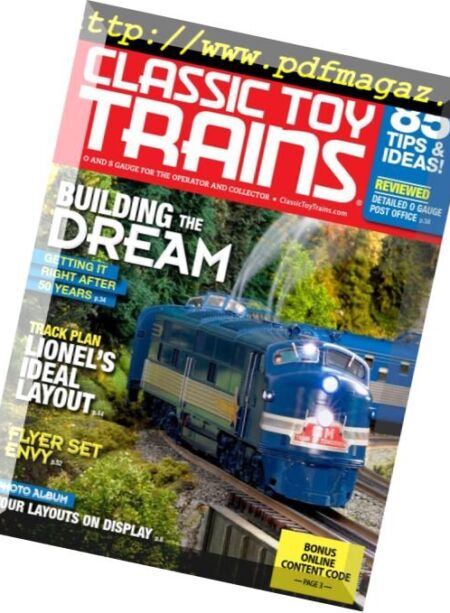 Classic Toy Trains – July 2018 Cover