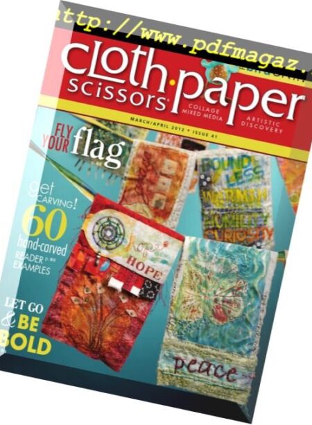 Cloth Paper Scissors – March-April 2012 Cover