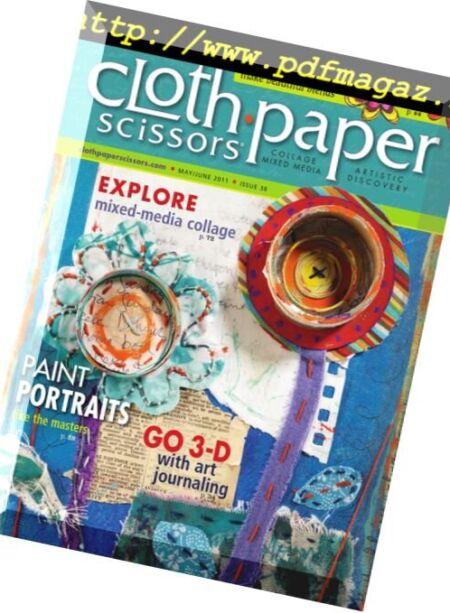 Cloth Paper Scissors – May-June 2011 Cover