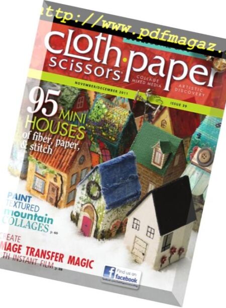 Cloth Paper Scissors – November-December 2011 Cover