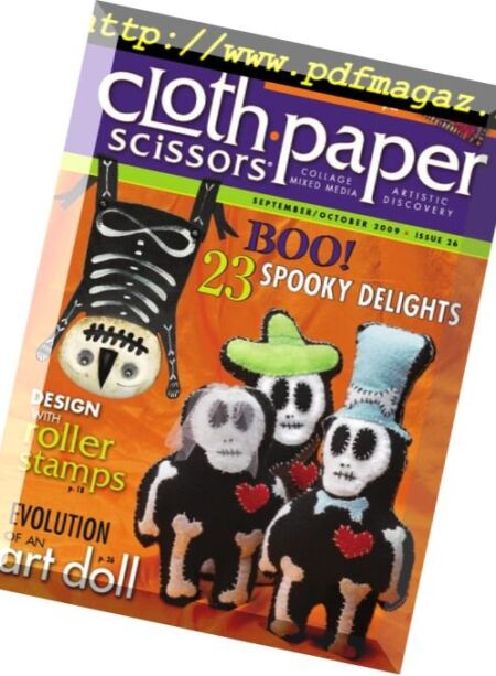 Cloth Paper Scissors – September-October 2009 Cover