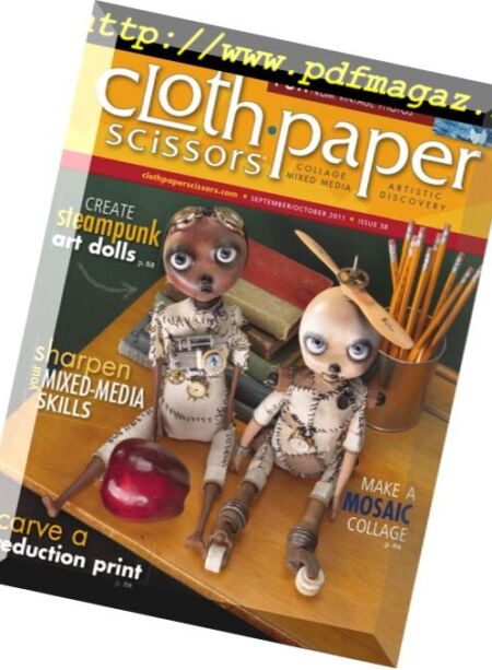 Cloth Paper Scissors – September-October 2011 Cover