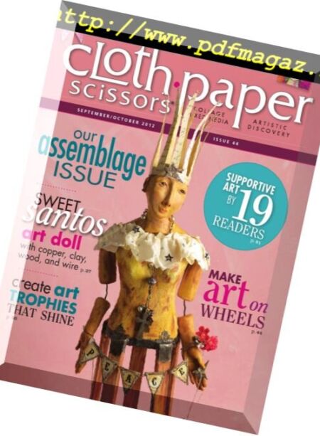 Cloth Paper Scissors – September-October 2012 Cover
