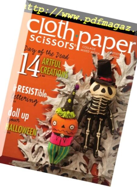 Cloth Paper Scissors – September-October 2014 Cover
