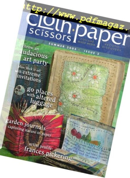 Cloth Paper Scissors – Summer 2005 Cover