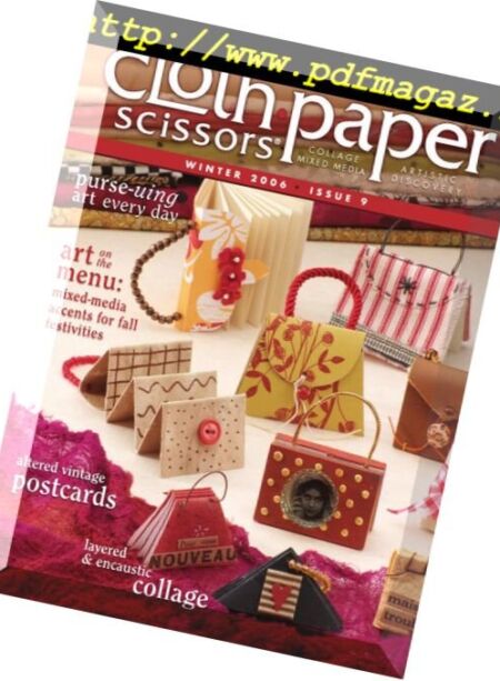 Cloth Paper Scissors – Winter 2006 Cover