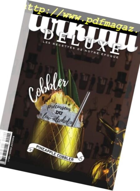 Cocktail Deluxe – decembre 2017 Cover