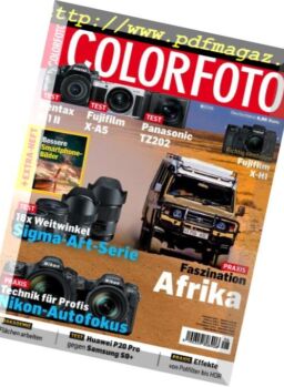 ColorFoto – Juni 2018