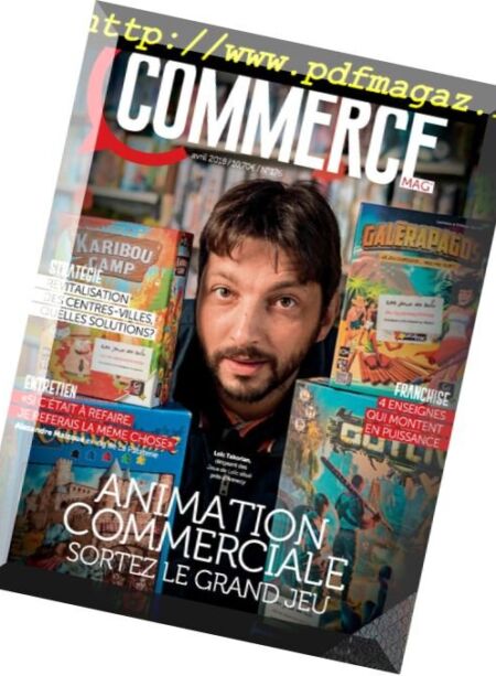 Commerce Magazine – avril 2018 Cover