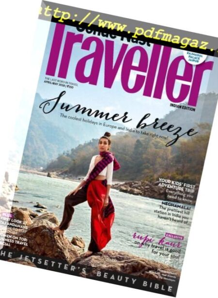 Conde Nast Traveller India – April-May 2018 Cover