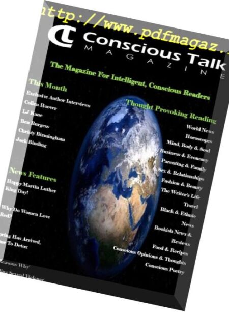 Conscious Talk – March 2018 Cover