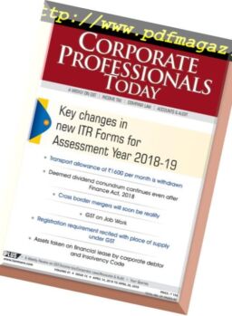 Corporate Professional Today – 14 April 2018