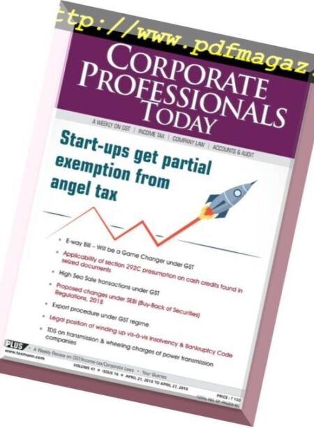 Corporate Professional Today – 21 April 2018 Cover