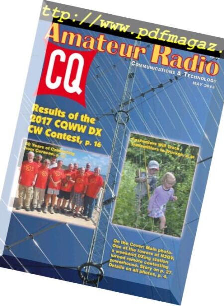 CQ Amateur Radio – May 2018 Cover