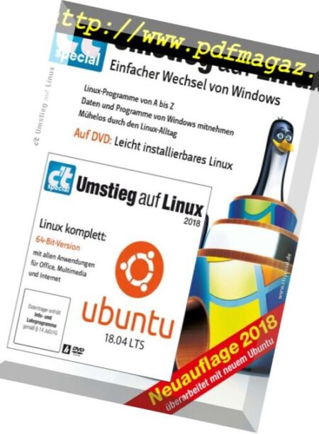 c’t Magazin Special – Umstieg auf Linux 2018 Cover