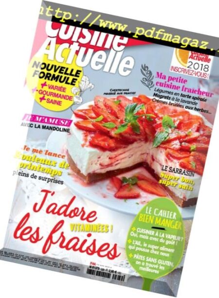 Cuisine Actuelle – avril 2018 Cover