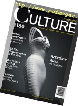 Culture – April 2018