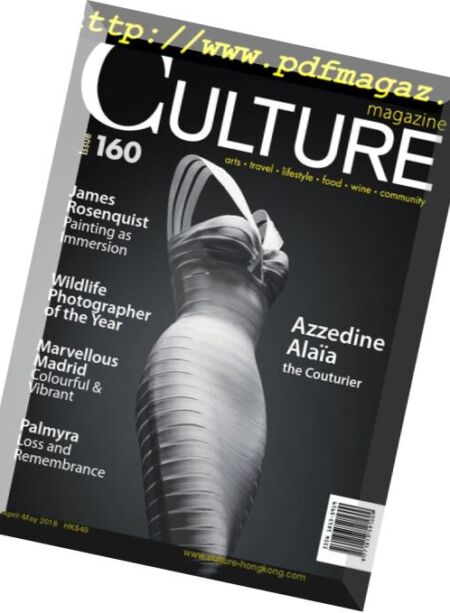Culture – April 2018 Cover